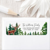 グリーンツリーズディアー差出人住所ラベル ラベル (インサイチュ)
