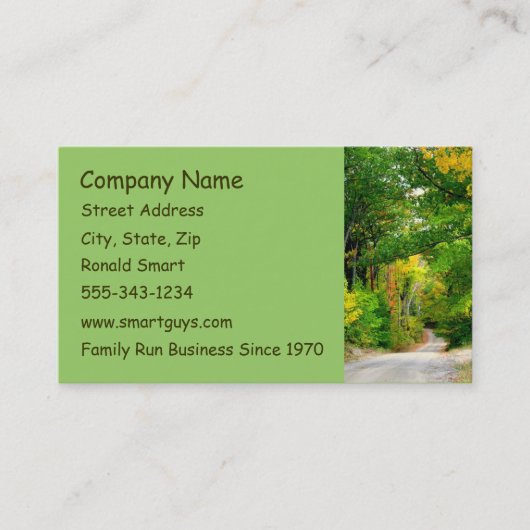 グリーンツリーズビジネスカード 名刺 (正面)