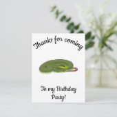 グリーンツリービパー 誕生日おめでとう サンキューカード (スタンド正面)