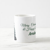 グリーンツリーホリデーマグ コーヒーマグカップ (中央)