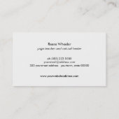 グリーンツリーロゴウッド自然 名刺 (裏面)