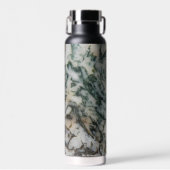 グリーンツリー瑪瑙の石模様 ウォーターボトル (正面)