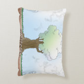 グリーンツリー アクセントクッション (裏面(縦))