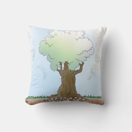 グリーンツリー クッション (正面)