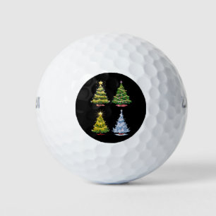 グリーンツリー クリスマス ホリデー 冬 ゴルフボール