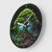 グリーンツリー ラージ壁時計 (傾斜)