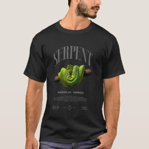 グリーンツリーPythonスネークオーナーストリートウェア爬虫類K Tシャツ