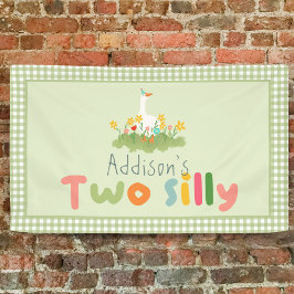 グリーンツー間抜けファームガチョウ誕生日サイン 横断幕