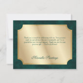 グリーンティアラクラウンエレガントキンセアニェラ サンキューカード (裏面)