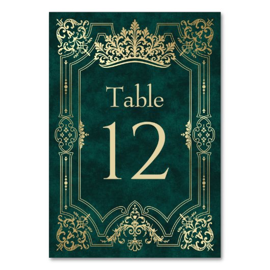 グリーンティアラクラウンエレガントキンセアニェラ テーブルナンバー (正面)