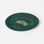 グリーンティアラクラウンエレガントキンセアニェラ ペーパープレート (アングル)