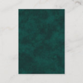 グリーンティアラクラウンQR RSVPキンセアニェラ エンクロージャーカード (裏面)