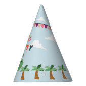 グリーンティラノサウルスレックス/Tレックス誕生日 パーティーハット (右)