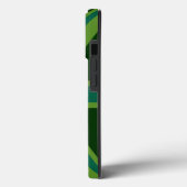 グリーンティールユニオンチャンネル イギリス国旗背景 Case-Mate iPhoneケース (裏面 / 左)