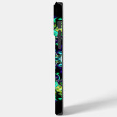 グリーンティール(緑がかった色)サイケデリックボヘミアンマンダラ Case-Mate iPhoneケース (裏面 / 左)