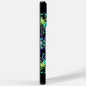 グリーンティール(緑がかった色)サイケデリックボヘミアンマンダラ Case-Mate iPhoneケース (裏面 / 右)