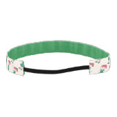 グリーンティール(緑がかった色)タップダンスリサイタルコスチュームタップダンスガール アスレチックヘッドバンド (裏面)