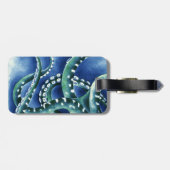 グリーンテタクルス深いブルーシー ラゲッジタグ (裏面横)