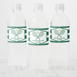 グリーンテニストライプのスカスタムティーカントリークラブ ペットボトルラベル