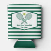グリーンテニストライプのスカントリークラブカスタム 缶クーラー (裏面)