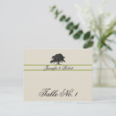 グリーンテーブル番号のオーク材プランテーション ポストカード (スタンド正面)