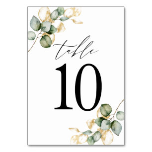 グリーンテーブル番号10 テーブルナンバー