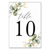 グリーンテーブル番号10 テーブルナンバー (裏面)