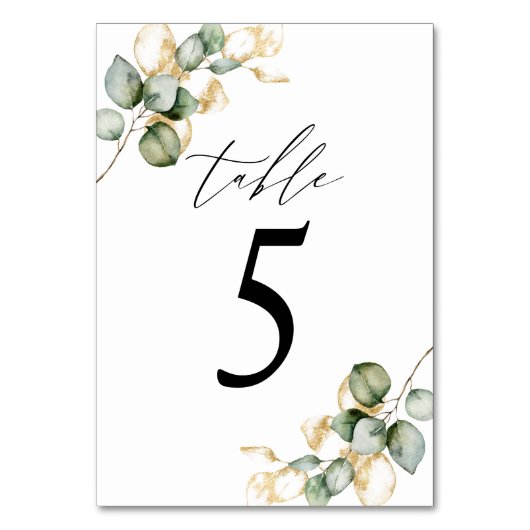 グリーンテーブル番号5 テーブルナンバー (正面)