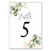 グリーンテーブル番号6 テーブルナンバー (裏面)