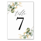 グリーンテーブル番号6 テーブルナンバー (裏面)