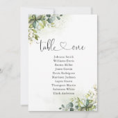 グリーンテーブル第1座席表 (正面)