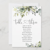 グリーンテーブル第3座席表 (正面)