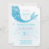 グリーンテールアンダーザシーパーティー 招待状 (正面)