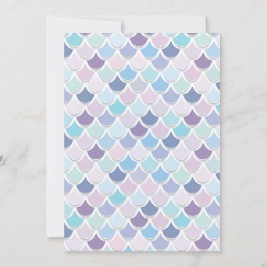 グリーンテールアンダーザシーパーティー 招待状 (裏面)