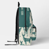 グリーンデアーズ プリントバックパック (左)