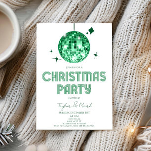 グリーンディスコボール応援クリスマスパーティー 招待状