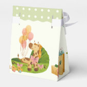 グリーンディノキッズ誕生日パーティー フェイバーボックス (裏面サイド)