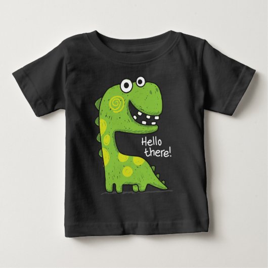 グリーンディノベビー ベビーTシャツ (正面)