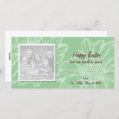 グリーンデイジーイースターフォトカード シーズンカード (正面/裏面)