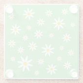 グリーンデイジーガラスコースター ガラスコースター (裏面)