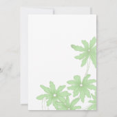 グリーンデイジー卒業パーティー招待状 招待状 (裏面)