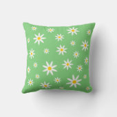 グリーンデイジー枕 クッション (裏面)