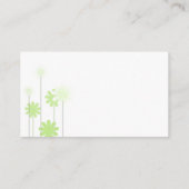 グリーンデイジー結婚の座席表ホルダー プレイスカード (裏面)