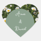 グリーンデイジー ハートシール (正面)