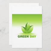 グリーンデイ招待状 招待状 (正面/裏面)