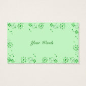 グリーンデコギフトラベル (裏面)