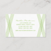 グリーンデコモダン名刺 名刺 (裏面)