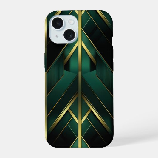 グリーンデコ iPhone 15ケース (裏面)