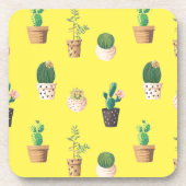 グリーンデザート多肉性サボテンポット コースター (正面)