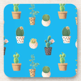 グリーンデザート多肉性サボテンポット コースター